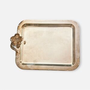 Christofle | Anemone silver-plated tray